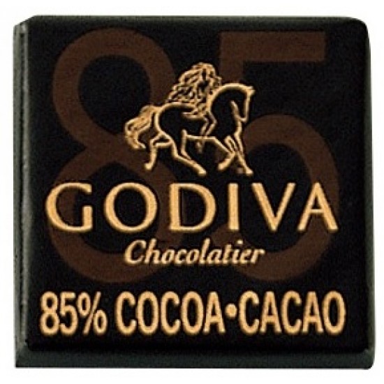 Godiva Dark Chocolate Carre 85%
